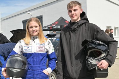 Helena Trabitzsch und Lenny Klesel starten beide für den 1. Auer MSC.