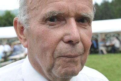 Seit 1957 war Eberhard Huster im Julius-Mosen-Chor Marieney - hier beim 47. Buttergrundsingen 2017.