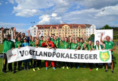 Den Pokalsieg bei den Frauen sicherte sich der SV Merkur Oelsnitz.