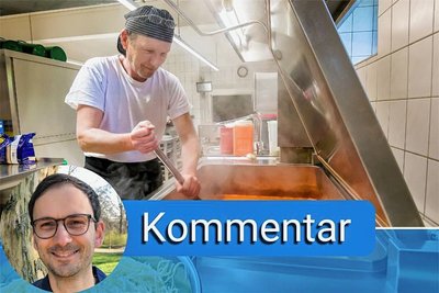 Die Olbernhauer Schulküche könnte durch einen externen Anbieter Konkurrenz bekommen. 