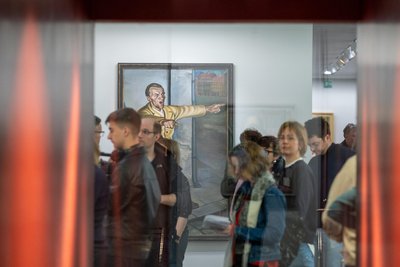 Dieses Foto entstand zur Pressekonferenz anlässlich der Ausstellung im April.