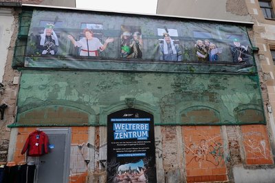 Das künftige Freiberger Welterbezentrum in der Petersstraße. 