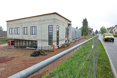 Im Dezember 2024 hatten die Arbeiten am neuen Feuerwehrgerätehaus Heinrichsort begonnen, es wird später fertig als geplant.