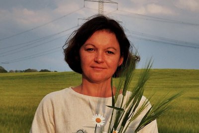 Heidelinde Wutzler, Landfrau mit Bauernhof, Agrarwissenschaftlerin und Naturpädagogin. Sie lebt in Frohburg.