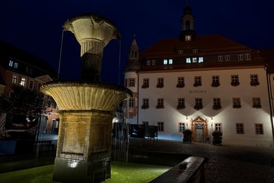 Das Rathaus in Oederan wurde schon mit Fördermitteln saniert.