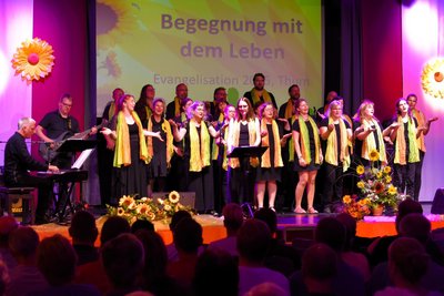 Der Gospelchor Jahnsbach feiert Jubiläum und gibt am Wochenende zwei Konzerte.