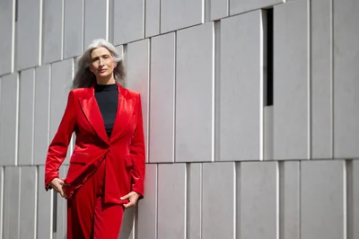 Als "Best Ager Model" wird Kossiwakis oft gebucht.