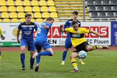 VFC-Topstürmer Lucas Will geht künftig für den FSV Zwickau auf Torejagd. 