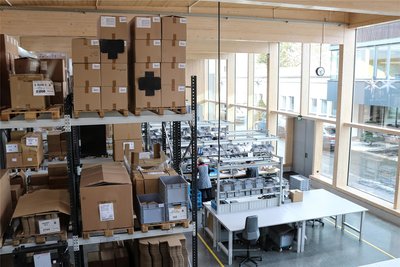 Die neue Halle bei Mühle wird mit Erdwärme beheizt.
