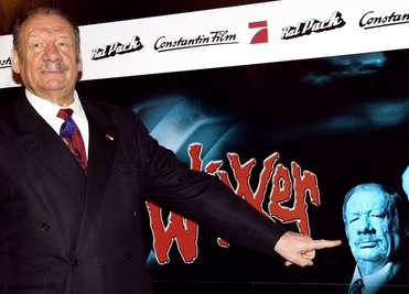 Der Schauspieler Wolfgang Völz bei der Kino-Premiere seines Films "Neues vom Wixxer" im Jahr 2007.