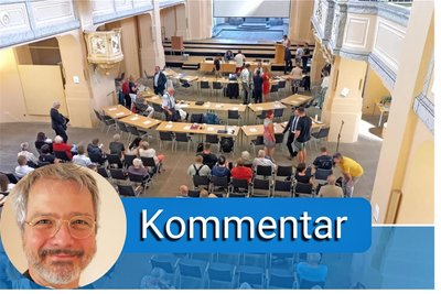 Nach der Sitzung des Stadtrates in der Freiberger Nikolaikirche bleiben Fragen offen.
