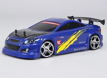 Gestohlen wurde unter anderem ein blau-gelbes Driftcar, Maßstab 1:16.
