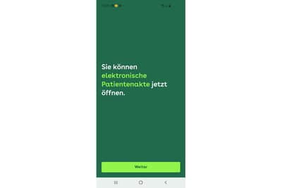 Endlich - die App funktioniert.