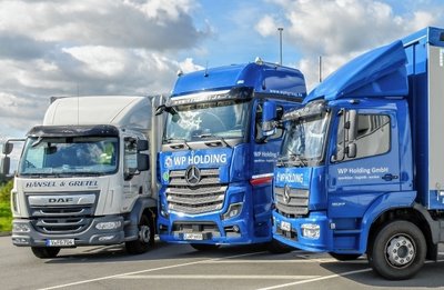 Die WP Holding ist mit etwa 400 Fahrzeugen am Start. 