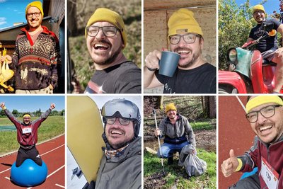 Selfies von Lars Böttcher auf Instagram.