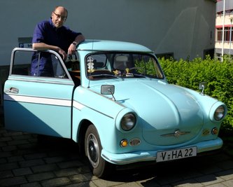 Von der Ostsee bis zum Böhmerwald reichten die Ziele, die Tasso Börner mit seinem 600er Trabant früher angesteuert hat. Heute ist er mit dem Auto meist nur noch in Reichenbach unterwegs.
