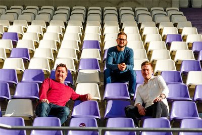 Die Autoren der "Schachtpost": Thomas Scholze, Christoph Benesch und Paul Steinbach (v.l.).