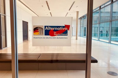 Die Räume der AfD-Fraktion im Reichstagsgebäude.