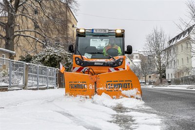 Die Vergabe von Winterdienstleistungen im Stadtzentrum musste kurzfristig neu vergeben werden.