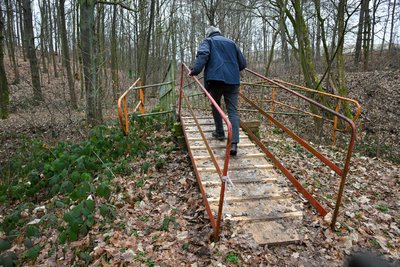 Sie zählt zu den Bauwerken in schlechtem Zustand: Brücke am Brausebachweg in Burkersdorf.
