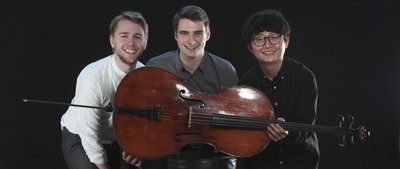 Die Preisträger des Wettbewerbes 2019 (v.li.): Daniel Thorell aus Schweden, Friedrich Thiele aus Deutschland, Yeong Kwang Lee aus Südkorea.