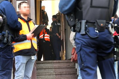 Eine der Razzien fand an der Heinrich-Schütz-Straße am Donnerstagfrüh statt.