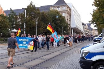 350 Menschen bei AfD-Demonstrantion -