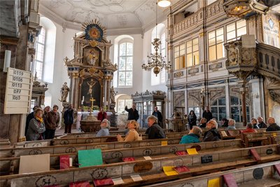 In der St.-Ottokirche beginnt am Montag die Friedensdekade. Das Foto entstand im April 2023.