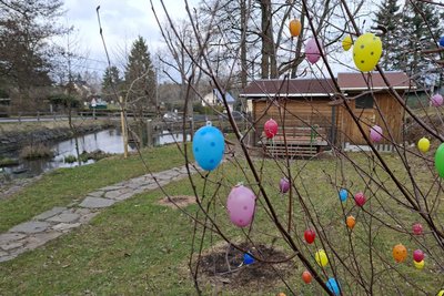 An den Teichen in Grünberg steht der Frühjahrsputz an.