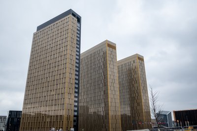 Die Türme des Europäischen Gerichtshofs (EuGH) in Luxemburg.