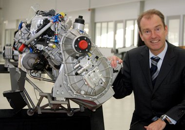 2006 war für Frank Thielert die Welt noch in Ordnung. Da präsentierte er in Altenburg einen modernen Flugzeugmotor.