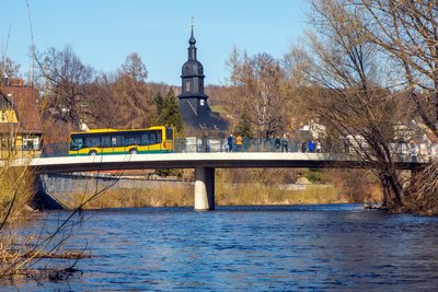 Dei Brücke zur Freigabe am 31. März 2021...