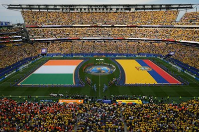 Das Stadion in Philadelphia war fest in der Hand der Ecuadorianer.