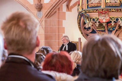 Schulpfarrer Matthias Brand hielt die Predigt in der St. Annenkirche.