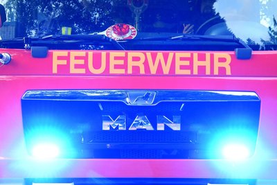 Die Feuerwehr war an der Oststraße in Meerane im Einsatz.