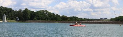 Staudamm der Koberbachtalsperre