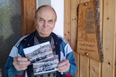 Die Postkarten gehören zur Sammlung des Schwarzenbergers Frank Demmler.