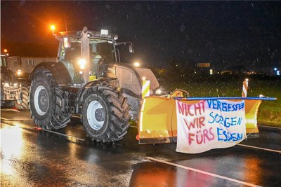 Am Montag wird es durch die angekündigten Bauernproteste vielerorts zu Sperrungen von Straßen, Kreuzungen und Plätzen kommen.