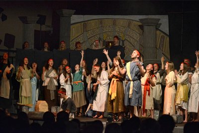 Das Musical „Das Wagnis“ – hier ein Foto vom März in Falkenstein – kommt nach Mulda.