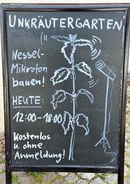 Künstler Patrick Will hatte zum Nessel-Musik-Workshop eingeladen.