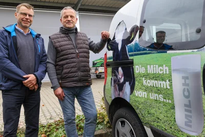 Die Vorstände der Genossenschaft Rainer Stauch und Karsten Ulbricht.