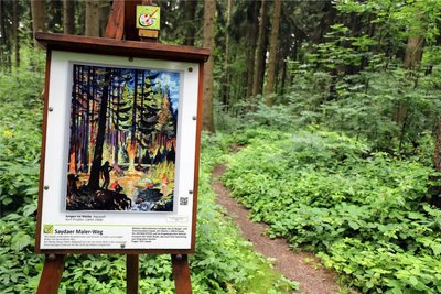 Der Saydaer Malerweg wurde im Jahr 2014 ins Leben gerufen.