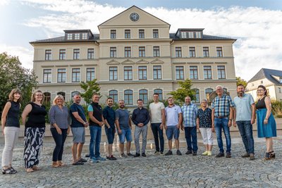 Der neue Gemeinderat von Burkhardtsdorf.