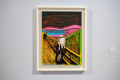 Auch Andy Warhols „Das Geschrei (nach Munch)" ist hier zu sehen.