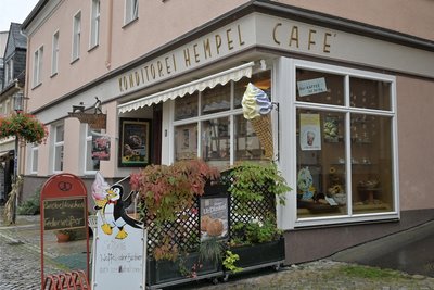 In der Konditorei und Bäckerei Hempel in Stollberg ist für den Erzgebirgskrimi gedreht worden.