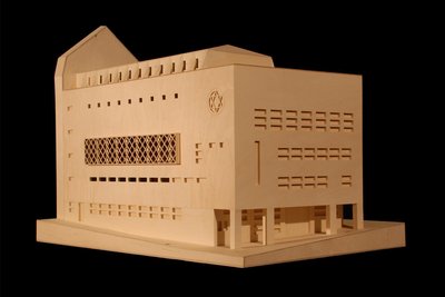 Das Modell der Plauener Synagoge. Es wurde von Studenten der Universitäten Braunschweig und Dresden gebaut.