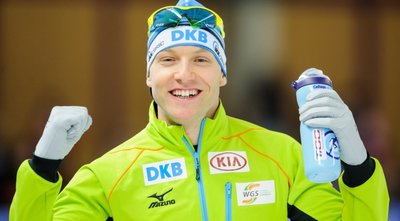 So freuen sich Sieger: Nico Ihle jubelt nach seinem insgesamt dritten Weltcuperfolg.