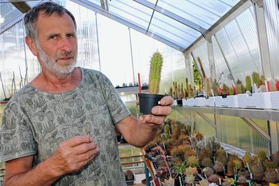 Diese Kaktusart hat Steffen Janke in Peru entdeckt, sie trägt deshalb seinen Namen. In London hatte er nun Gelegenheit, vor Gleichgesinnten über sein Hobby zu berichten, das ihn bereits häufig nach Mittel- und Südamerika führte. 