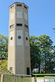 ...genauso wie der Wasserturm in Rebesgrün. 