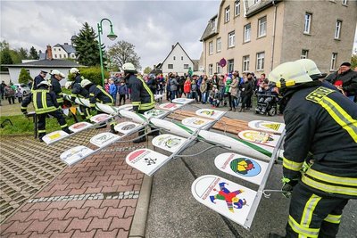 Traditionell wird Ende April ein Maibaum in Köthensdorf gesetzt. Am 22. April ist es wieder soweit. 